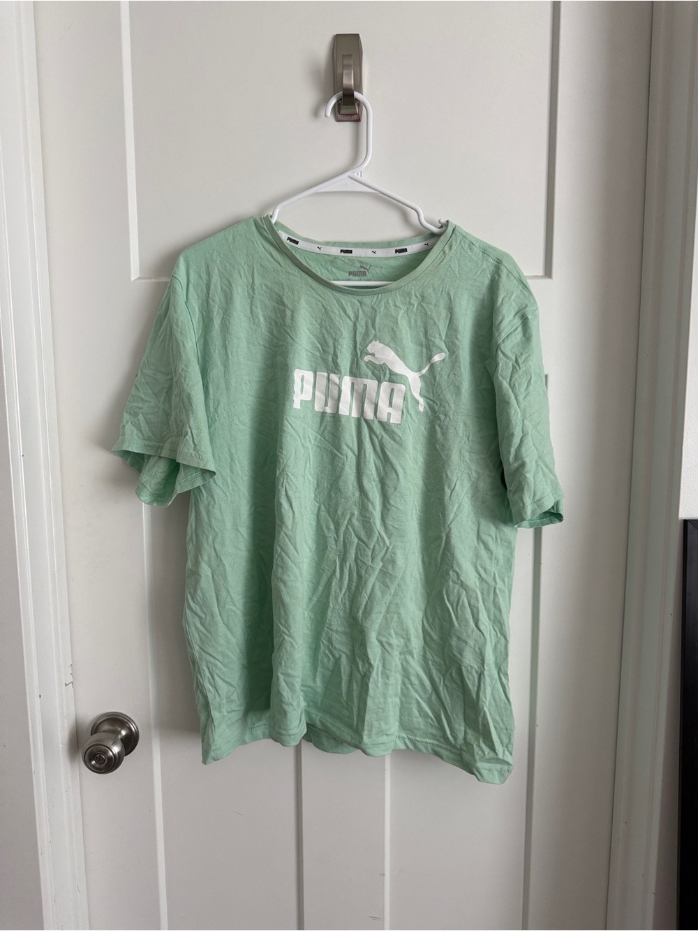 Puma women’s Mint Green Logo Tee